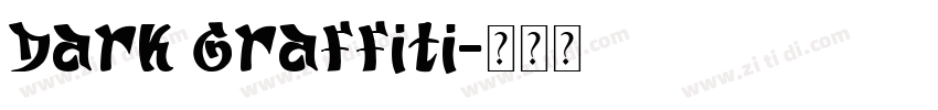 Dark Graffiti字体转换
